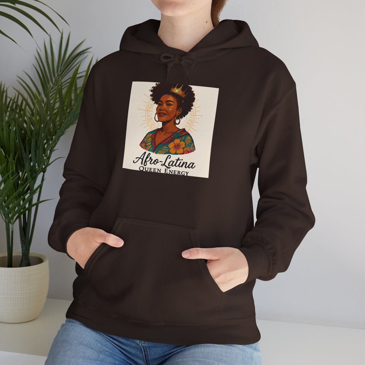 Afro-Latina Proud Portrait Hoodie
