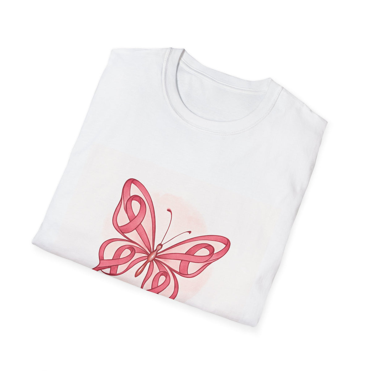 Butterfly Hope & Strength Unisex T-Shirt, Inspirational Gift, Motivational Tee, Cancer Awareness Shirt, Softstyle Clothing