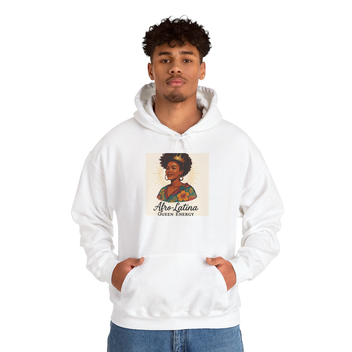 Afro-Latina Proud Portrait Hoodie