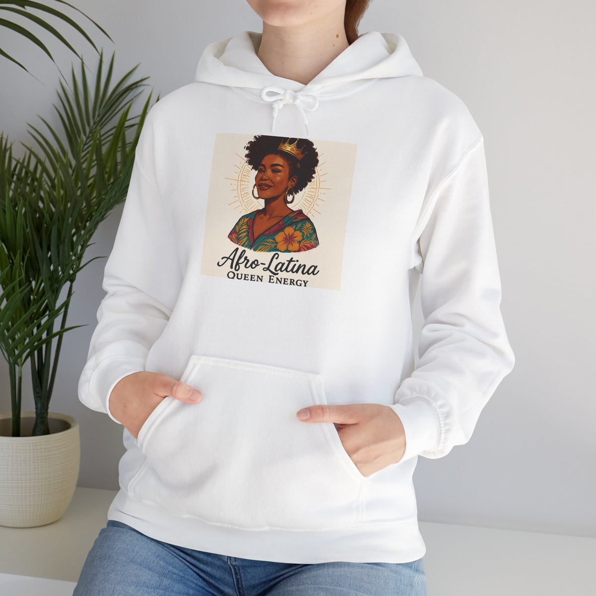 Afro-Latina Proud Portrait Hoodie