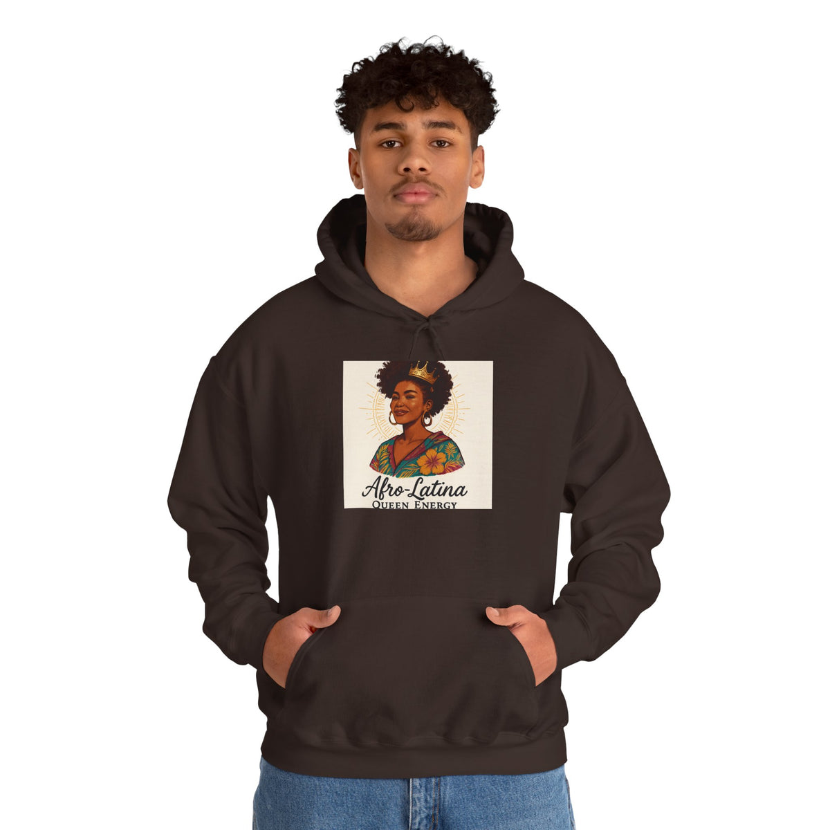 Afro-Latina Proud Portrait Hoodie