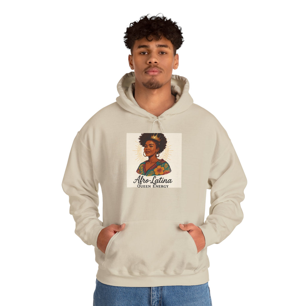 Afro-Latina Proud Portrait Hoodie