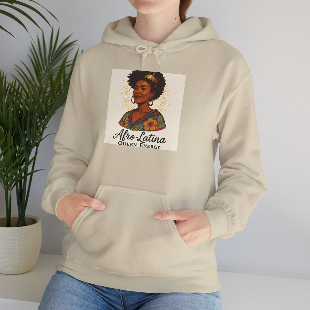 Afro-Latina Proud Portrait Hoodie