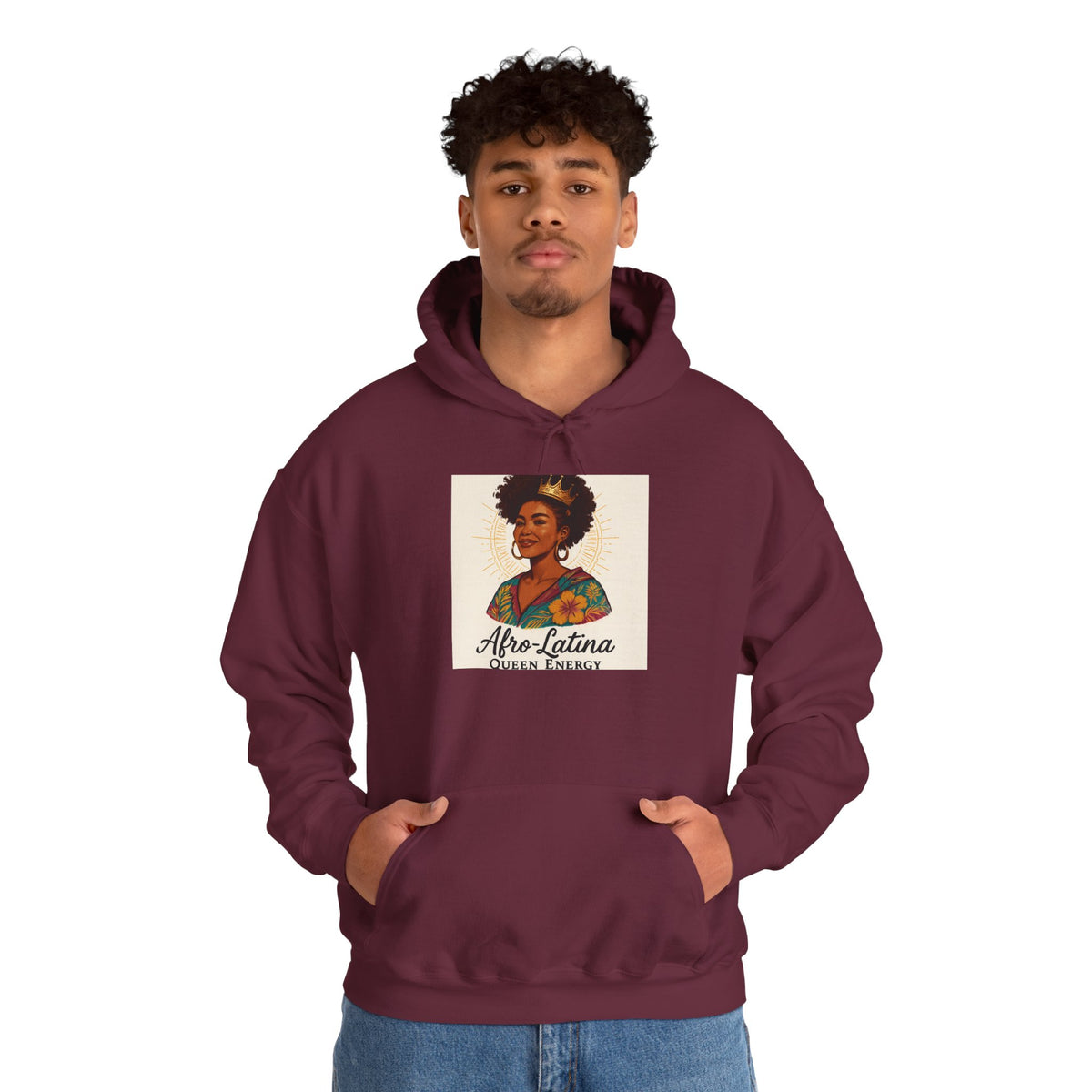 Afro-Latina Proud Portrait Hoodie
