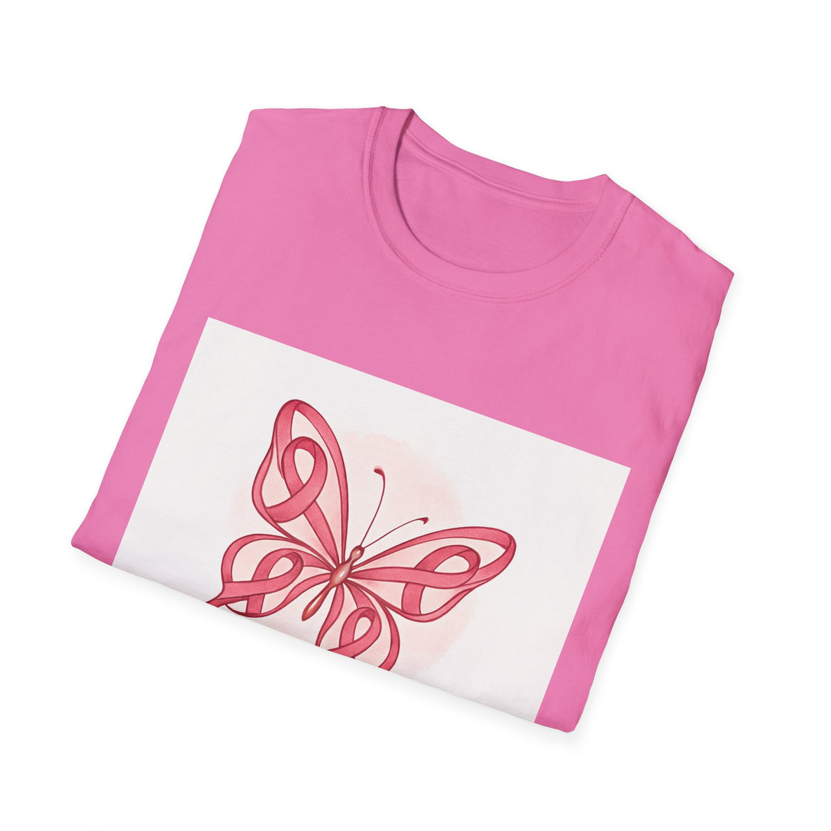 Butterfly Hope & Strength Unisex T-Shirt, Inspirational Gift, Motivational Tee, Cancer Awareness Shirt, Softstyle Clothing
