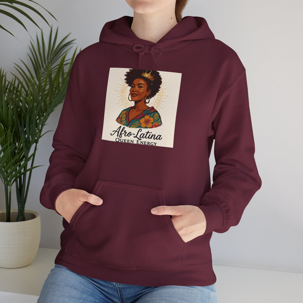 Afro-Latina Proud Portrait Hoodie